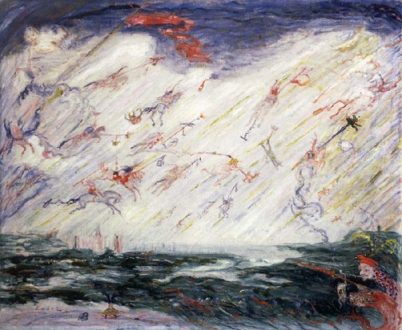James Ensor The Ride of the Valkyries oil painting image